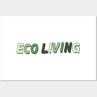 Eco Living Posters and Art